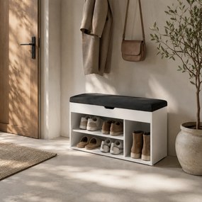 Szafka na buty z siedziskiem TRIA, 80 x 30 x 43 cm
