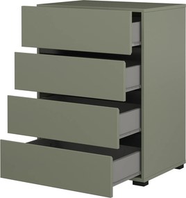 Komoda INCROCIO 59,7 cm do Salonu Sypialni Zielony
