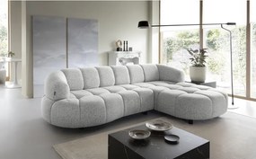 Narożnik VELPA S z elektryczną regulacją siedziska Prawostronny wolnostojący w tkaninie PUENTE 80 WERSAL