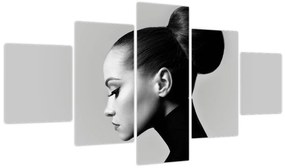 Obraz - Profil pięknej kobiety (125x70 cm)