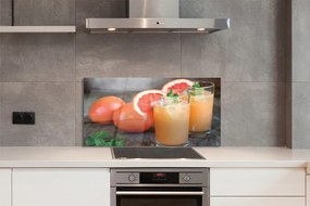 Szkło Ozdobne do Kuchni Cytrusowy Koktajl Grejpfrutowy