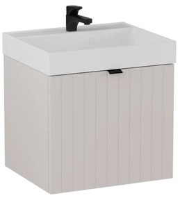 Szafka pod umywalkę HARMO 50 cm kaszmir półmat KROFAM