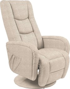 Beżowy Obrotowy Fotel Rozkładany T5-M45