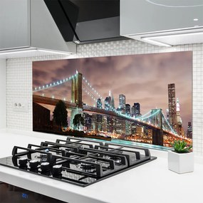 Panel Szklany Monumentalny Most nad Metropolią