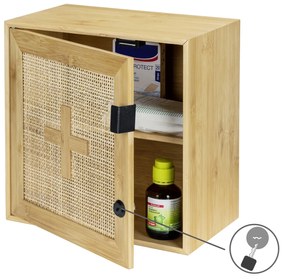 Apteczka ALLEGRE BAMBOO, 30 x 30 cm, WENKO