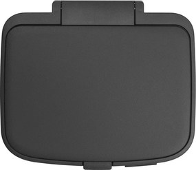 Ciemnoszary stalowy kosz na śmieci z pedałem 7 l Bo – Brabantia