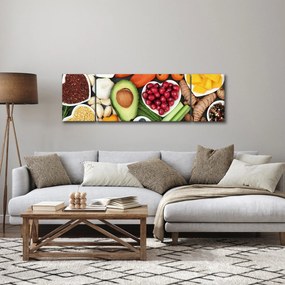 Obraz - Zdrowa żywność (170x50 cm)