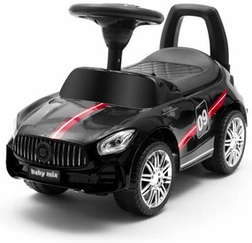 Baby Mix odpychacz dla dzieci z dźwiękiem Racer, czarny