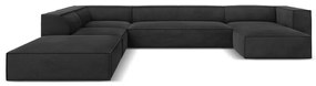 Ciemnoszary narożnik (lewostronny) Madame – Windsor &amp; Co Sofas