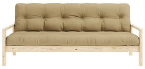 Musztardowa rozkładana sofa 205 cm Knob – Karup Design