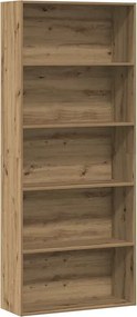 Księgozbiór Ręcznie Robiony z Dębu 80x30x189 cm Drewno Inżynieryjne