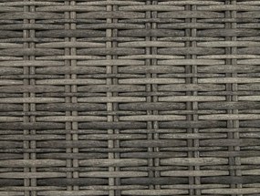 Rattanowy zestaw modułowy BORNEO LUXURY dla 2 osób (szary)