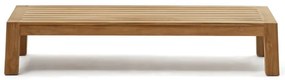 Stolik z litego drewna tekowego 76x153 cm Forcanera – Kave Home
