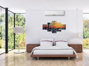 Obraz - Latarnia morska w falach (125x70 cm)