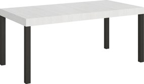 Stół rozkładany 180/440x90 cm Everyday frassino biała nogi antracytowe