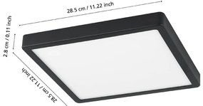 Inteligentna lampa sufitowa LED 19,5 W FUEVA-Z – EGLO