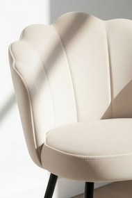 Krzeso Blume Aksamitne Czarne Nogi