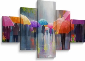 Obraz - Deszczowy dzień (125x70 cm)