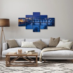 Obraz praskich mostów (125x70 cm)