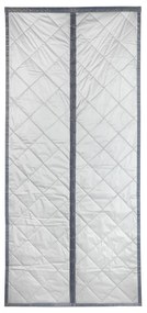 Zasłona termiczna na drzwi w szaro-srebrnym kolorze 90x200 cm – Maximex