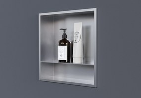 Półka wnękowa ścienna ze stali nierdzewnej NT303010X