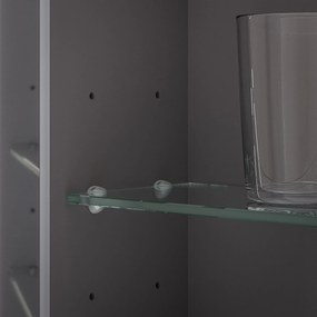Szafka z lustrem NEO z oświetleniem LEDŁącznie z gniazdkiem - 40 cm - 1 drzwi
