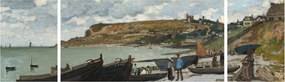 Obraz - Claude Monet, Sainte Adresse, reprodukcje (170x50 cm)