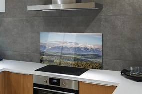 Panel szklany do Kuchni Potęga Wysokich Gór