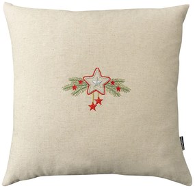 Poszewka na poduszkę Star &amp; Holly 43x43 cm