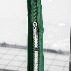 Outsunny Szklarnia Foliowa na Pomidory i Rośliny 4 Półki Zielona 70x50x160cm | Aosom PL