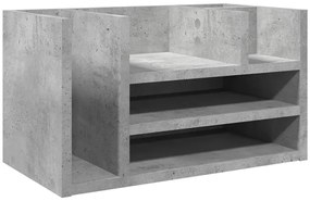Klasyczny stojący organizer na biurko beton - Yuna