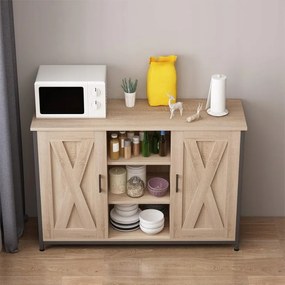 Szafka boczna z otwartymi półkami komoda