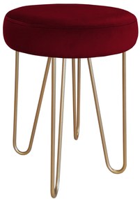 Taboret Venus HAIRPIN noga złota MG31