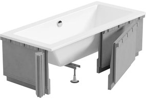 Mexen X-ST obudowa styropianowa LED do wanny prostokątnej 160-190 x 70-90 cm, biała - 55021-01