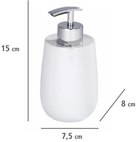 Dozownik do mydła MALTA WHITE - 290 ml, WENKO
