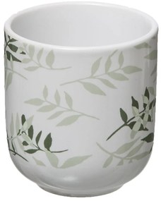 Ceramiczne kubki z bambusowymi podkładkami, 4 szt., 130 ml