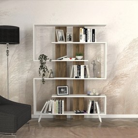 Biblioteczka Rain White Walnut