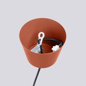 Lampa wisząca BILO ochra czerwona SOLLUX  LIGHTING