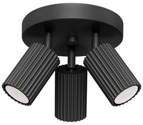 Czarna lampa punktowa Gleam – Sollux