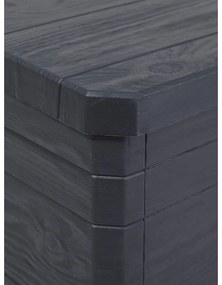 Ciemnoszara skrzynia ogrodowa Woodys – Toomax