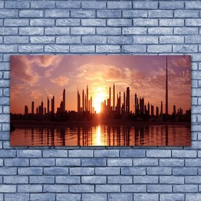 Zdjęcie na płótnie Panorama Nocnego Miasta