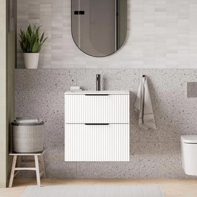 Duravit Waschbecken mit Waschtischunterschrank TIM 60 cm