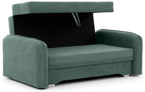 Sofa rozkładana z funkcją spania LAINE zielona ELTAP