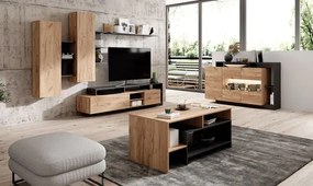 Ława kawowa dąb craft złoty + antracyt E1-T72