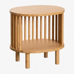 Szafka Nocna 40x35 Cm Z Bambusa Connery Miel - Sklum