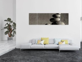 Obraz - Szare kamienie (170x50 cm)