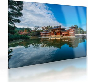 Obraz na szkle - Świątynia Byodo-in, Japonia (70x50 cm)