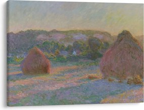 Obraz - Claude Monet, Stacks of Wheat (End of Summer) , reprodukcje (70x50 cm)