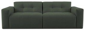 Ciemnozielona sofa 220 cm Maxel – Scandic
