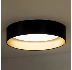 Duolla - LED Plafon ROLLER LED/24W/230V śr. 45 cm czarny/złoty